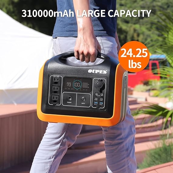 OUPES 1200W Ultra-Powerful Portable Power Station - Your On-the-Go Power Solution