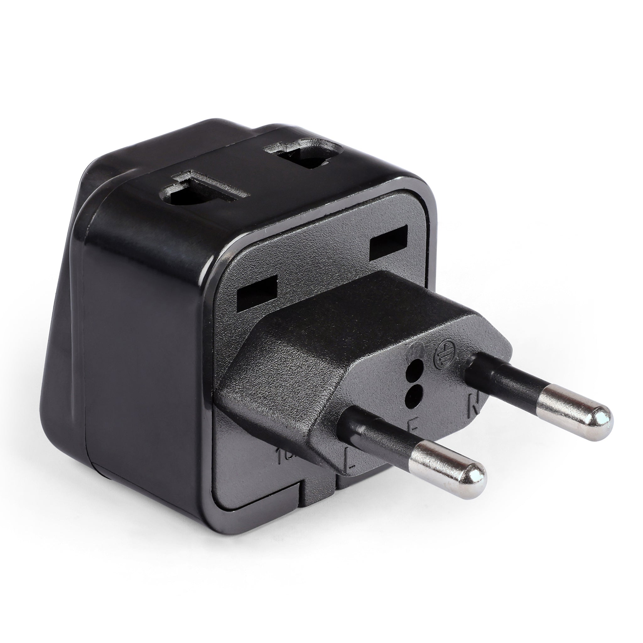 OREI DB-9C European Travel Adapter - Compact 2-in-1 Type C for Seamless Charging On-the-Go