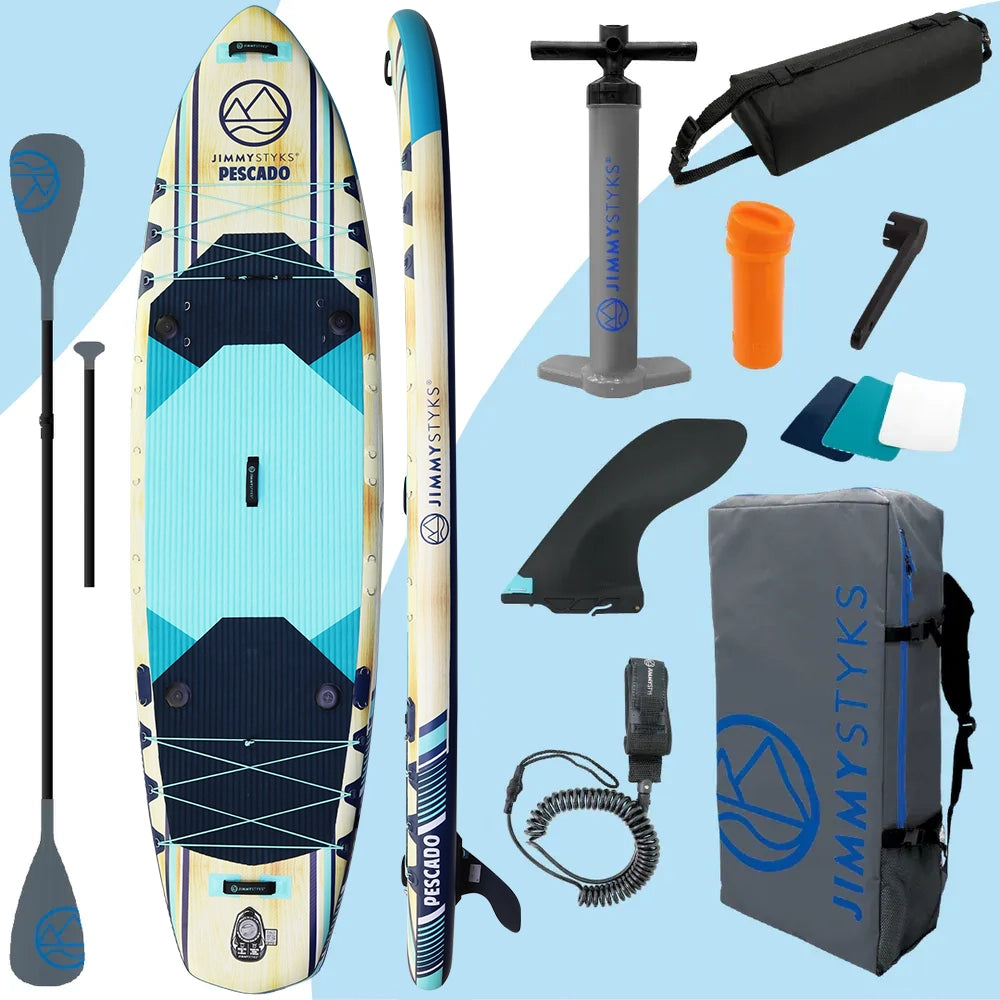 Jimmy Styks Pescado 11.6' 2-in-1 Fishing Hybrid ISUP / Kayak - The Ultimate Fishing Companion