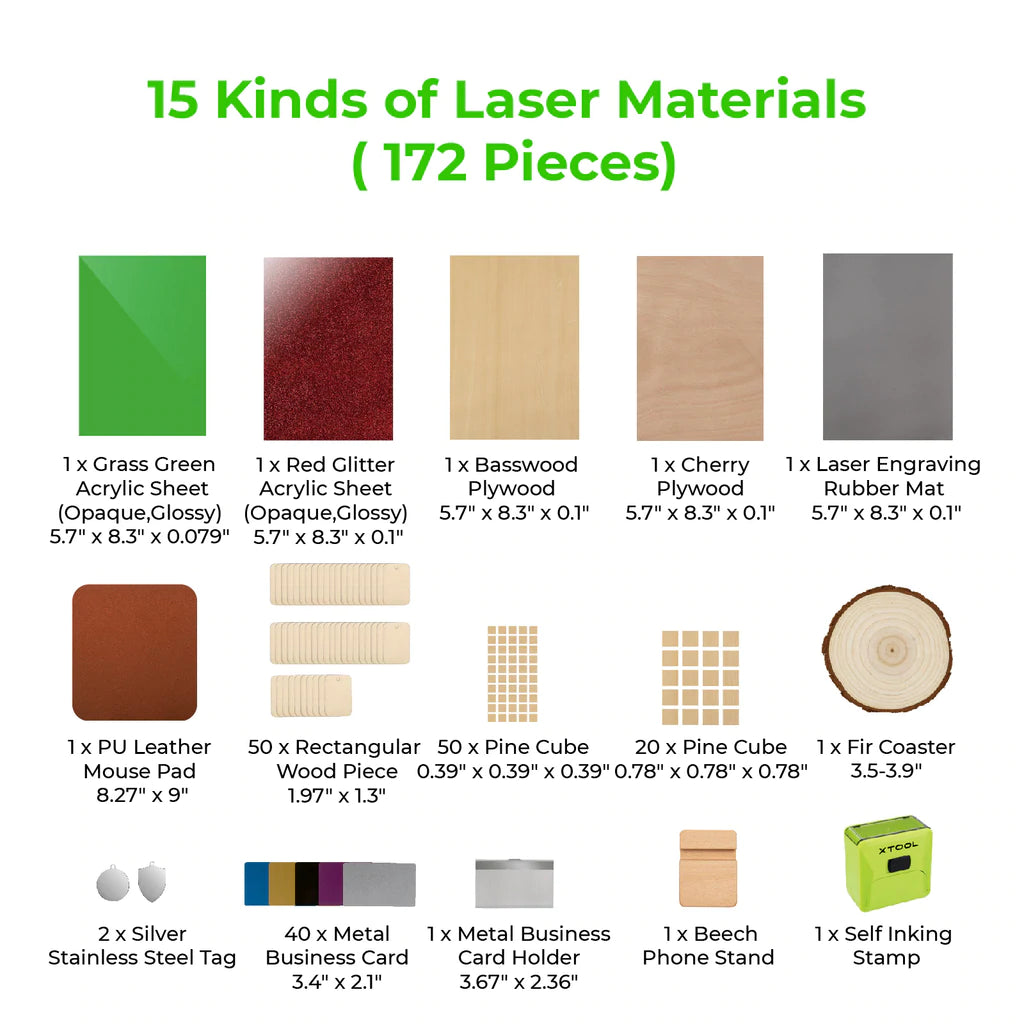 xTool Laser Material Box Pro - Your Creative Material Pack