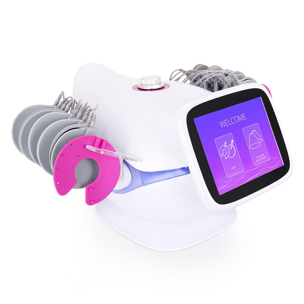 Shape Tactics All-in-One Body Enhancement Machine: EMS for Slimming & Breast, Vacuum Cupping for Detox