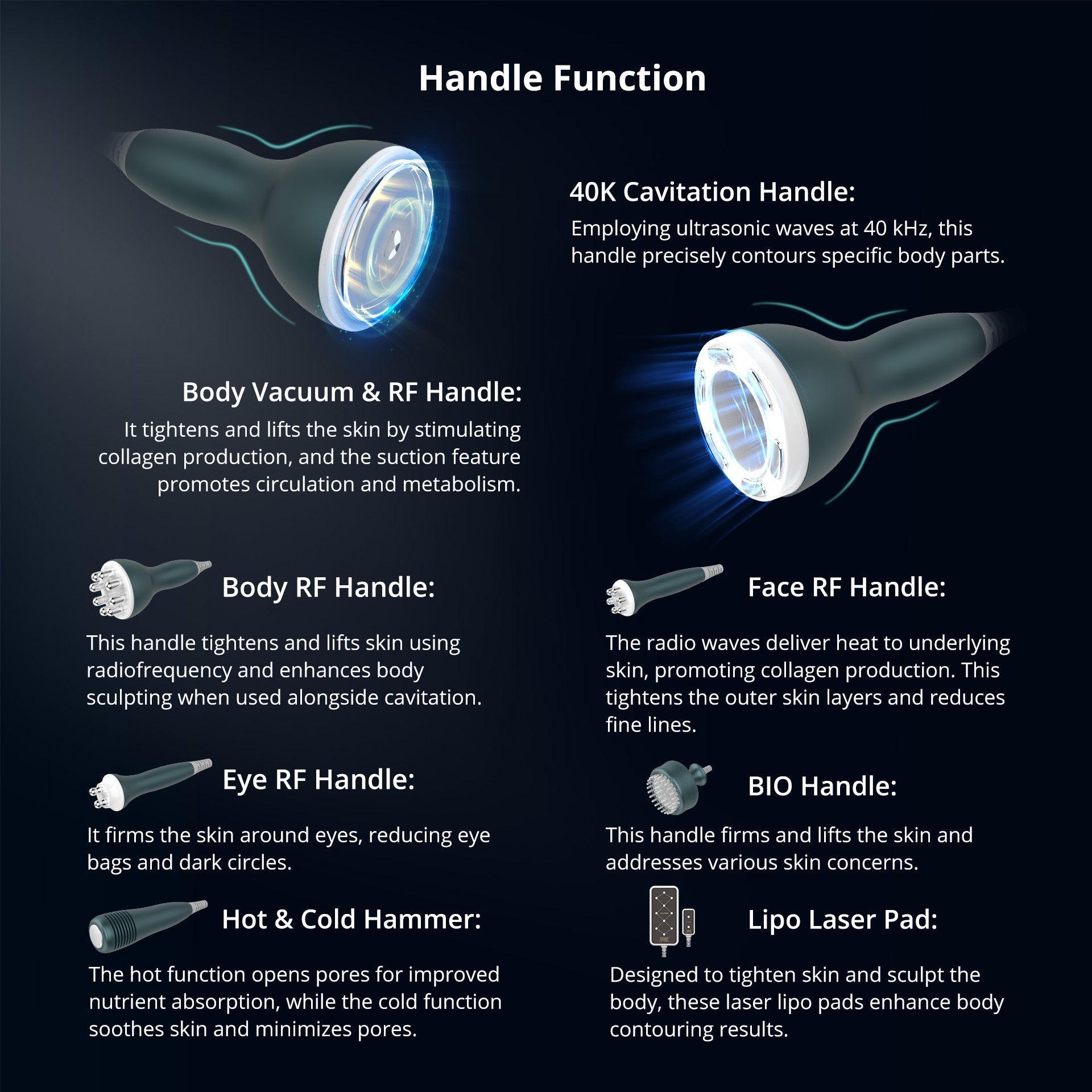 Shape Tactics - Ultimate 9-in-1 Ultrasonic Facial & Body Rejuvenation System