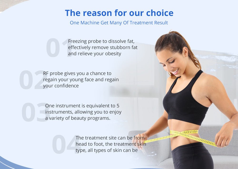 Shape Tactics - Revolutionary Cryolipolysis 40K Cavitation RF Body Contouring System