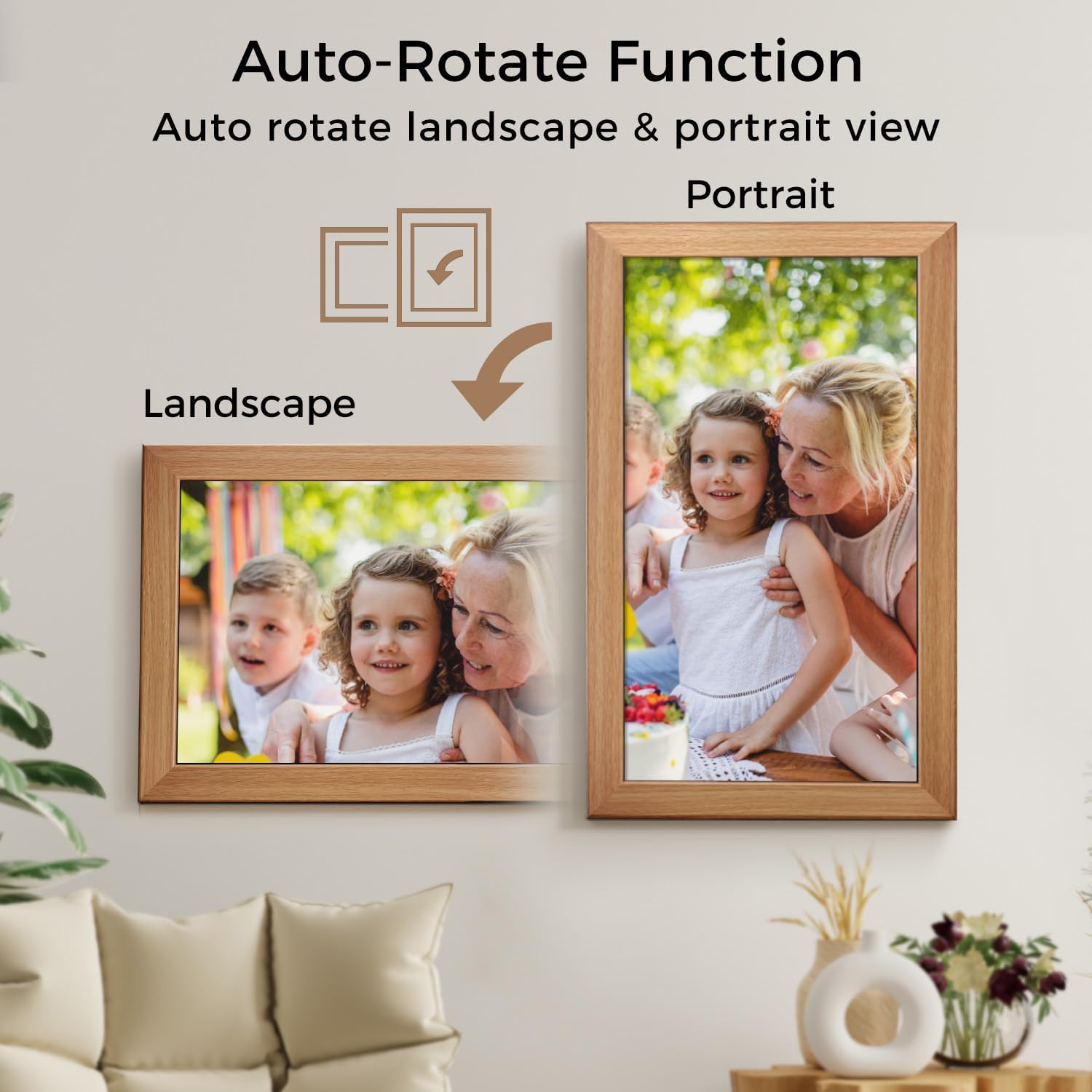 Sungale 21.5" True Cloud Frame: Connect & Cherish Memories