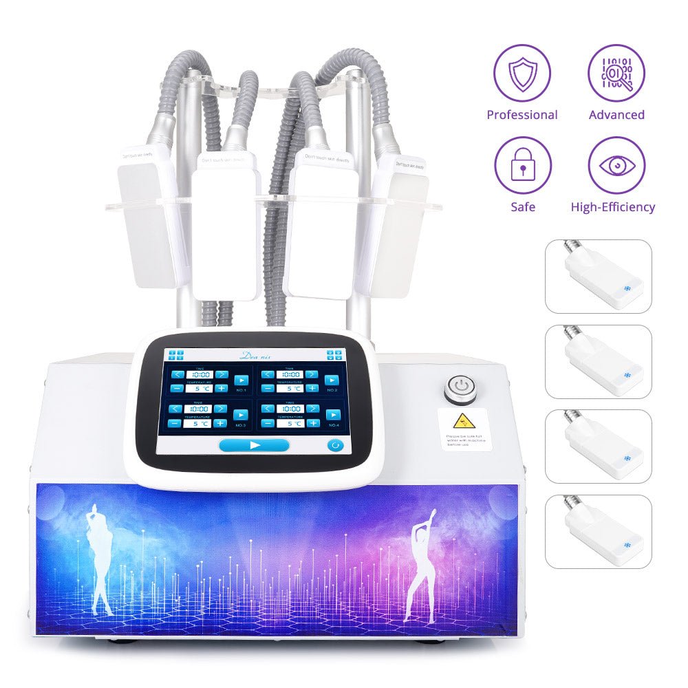 Advanced 4-Pad Cryolipolysis Fat Freezing Beauty Machine