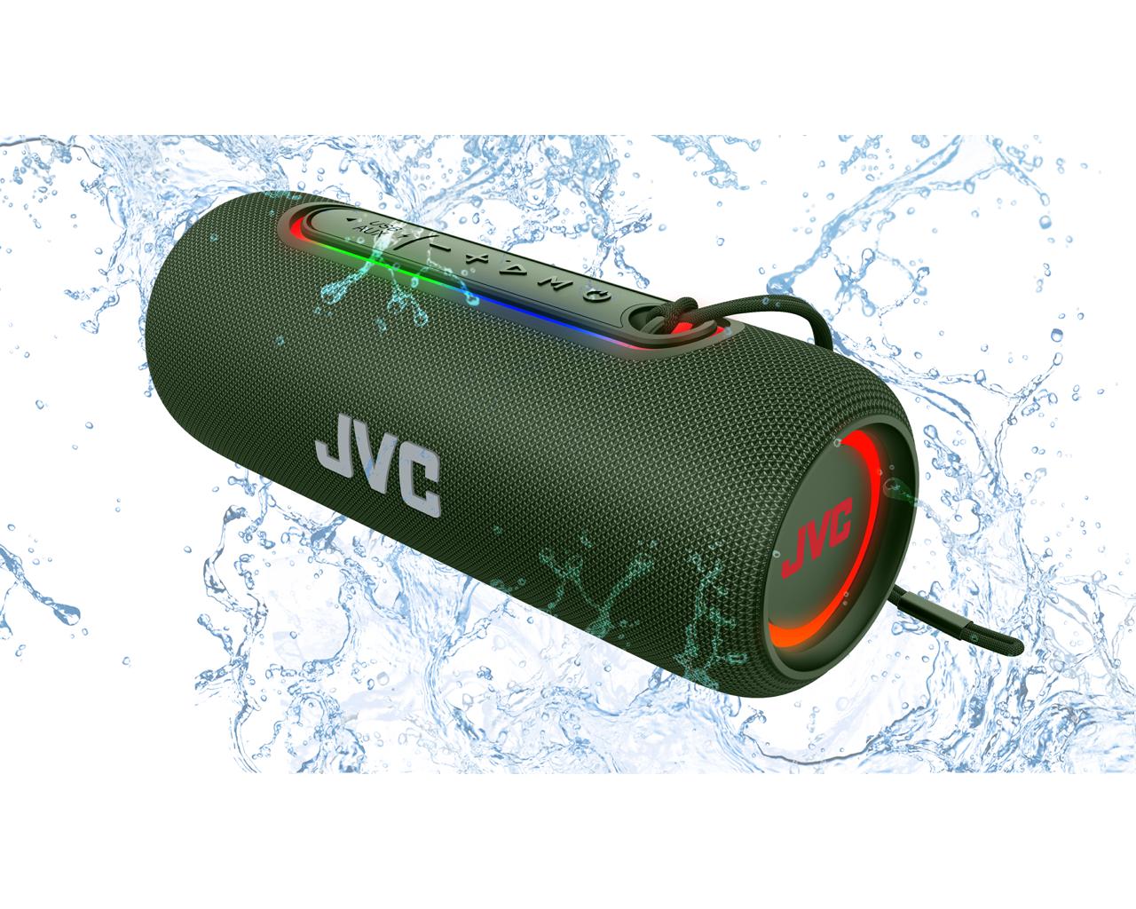 JVC Illuminating Pulse Portable Wireless Speaker - 20W Powerhouse