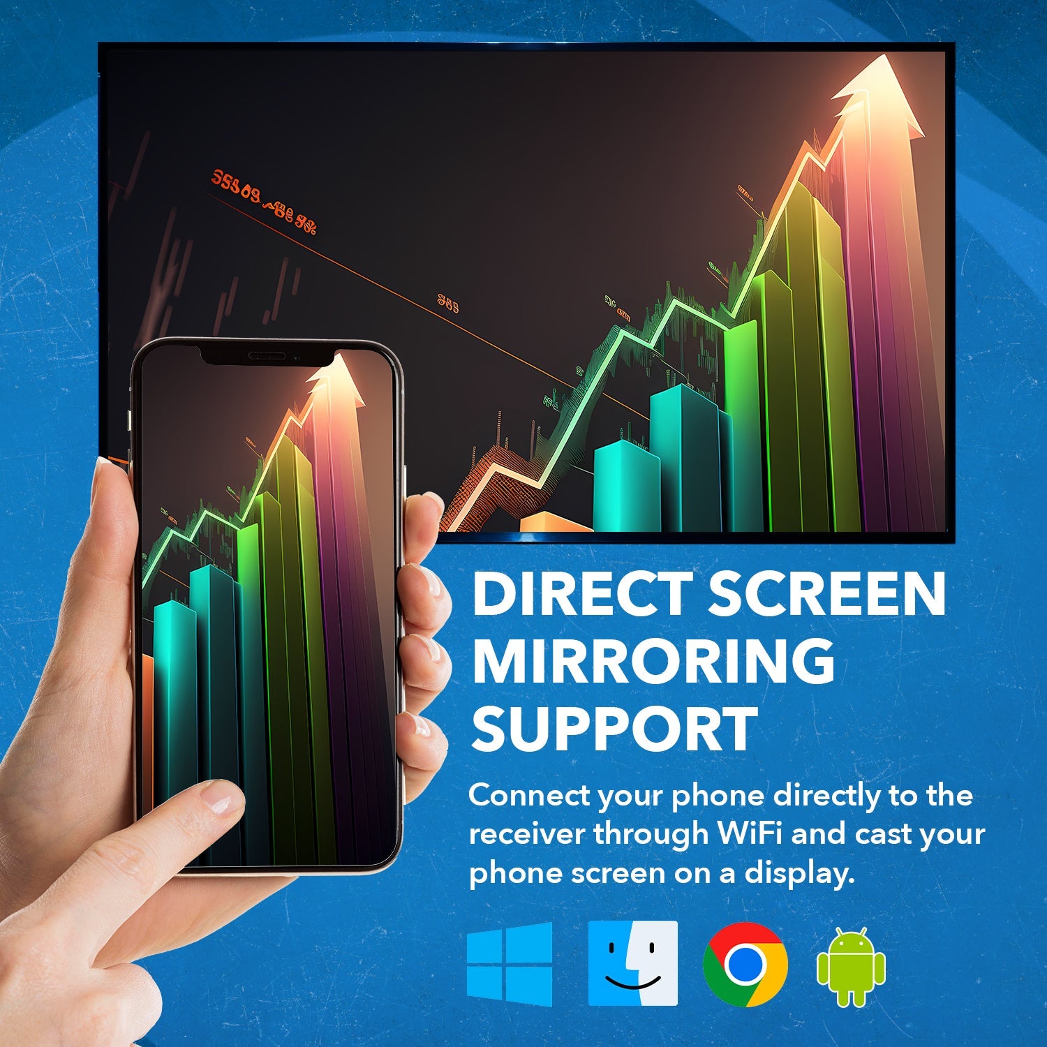 OREI 1080p Wireless HDMI Extender with Screen Mirroring - Up to 100ft (WHD-PRO1T-K)