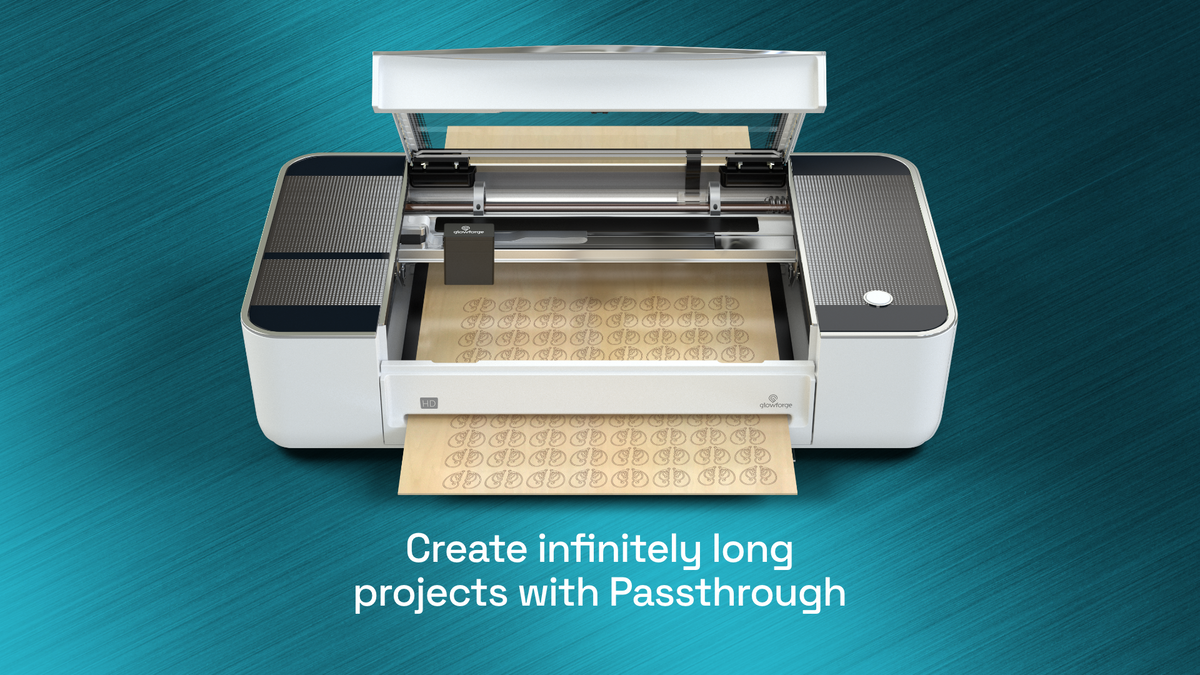 Glowforge Pro HD 45W 3D Laser Cutting & Engraving Powerhouse