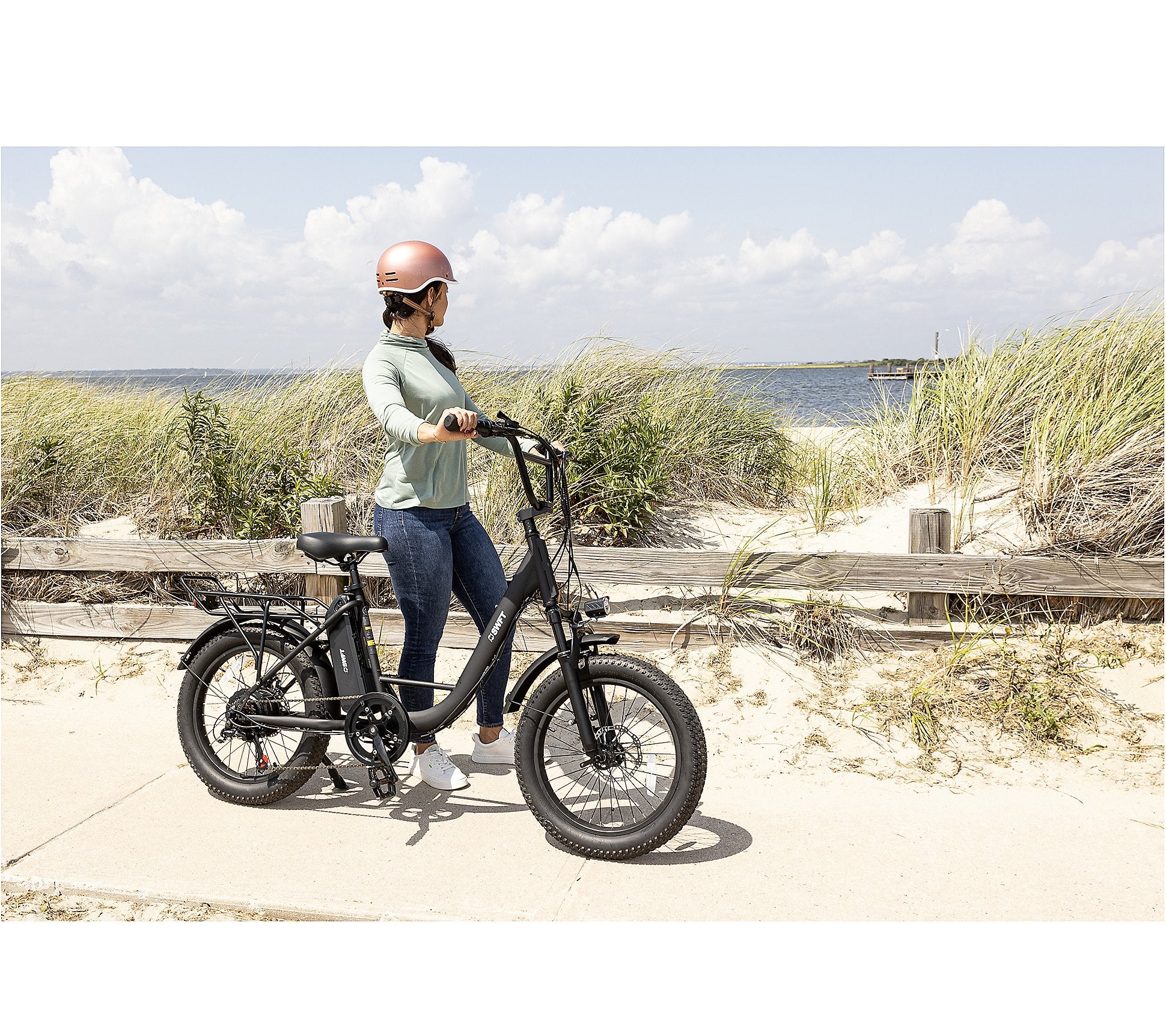 SWFT VX Step-Through Electric Bike - Sleek Black Edition
