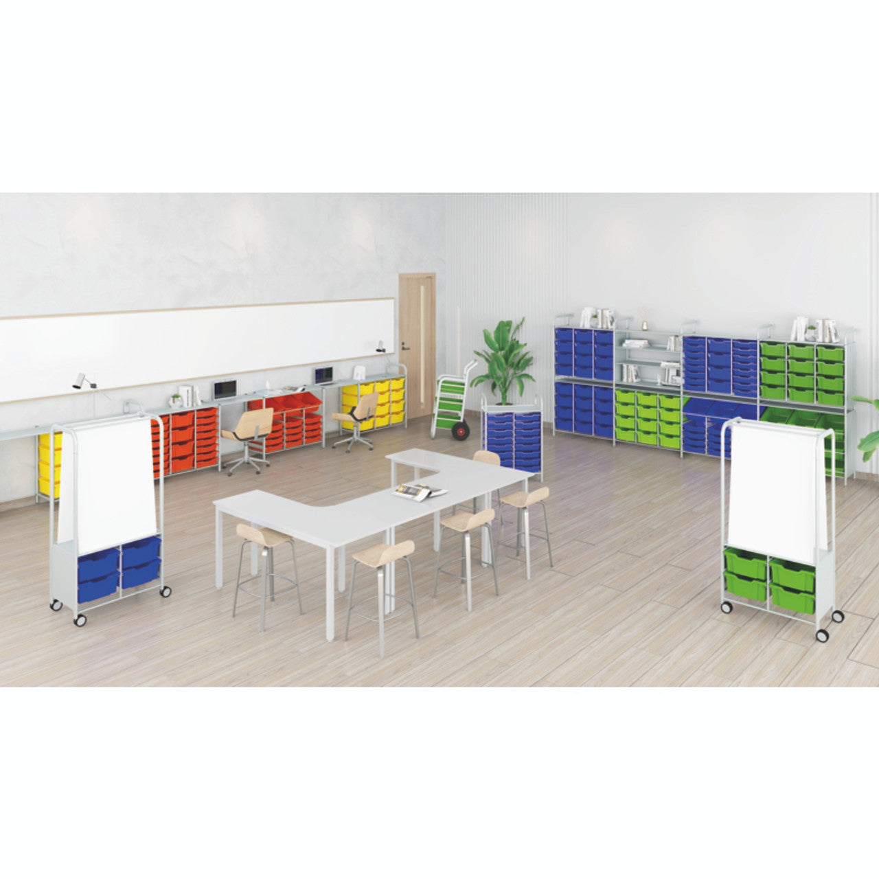 Gratnells Callero Custom Low Level 12-Deep Tray Starter Unit - Your Ideal Storage Solution