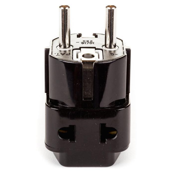 OREI 2-in-1 USA to Europe Adapter Plug - 2 Pack, Black: Your Ultimate Travel Companion