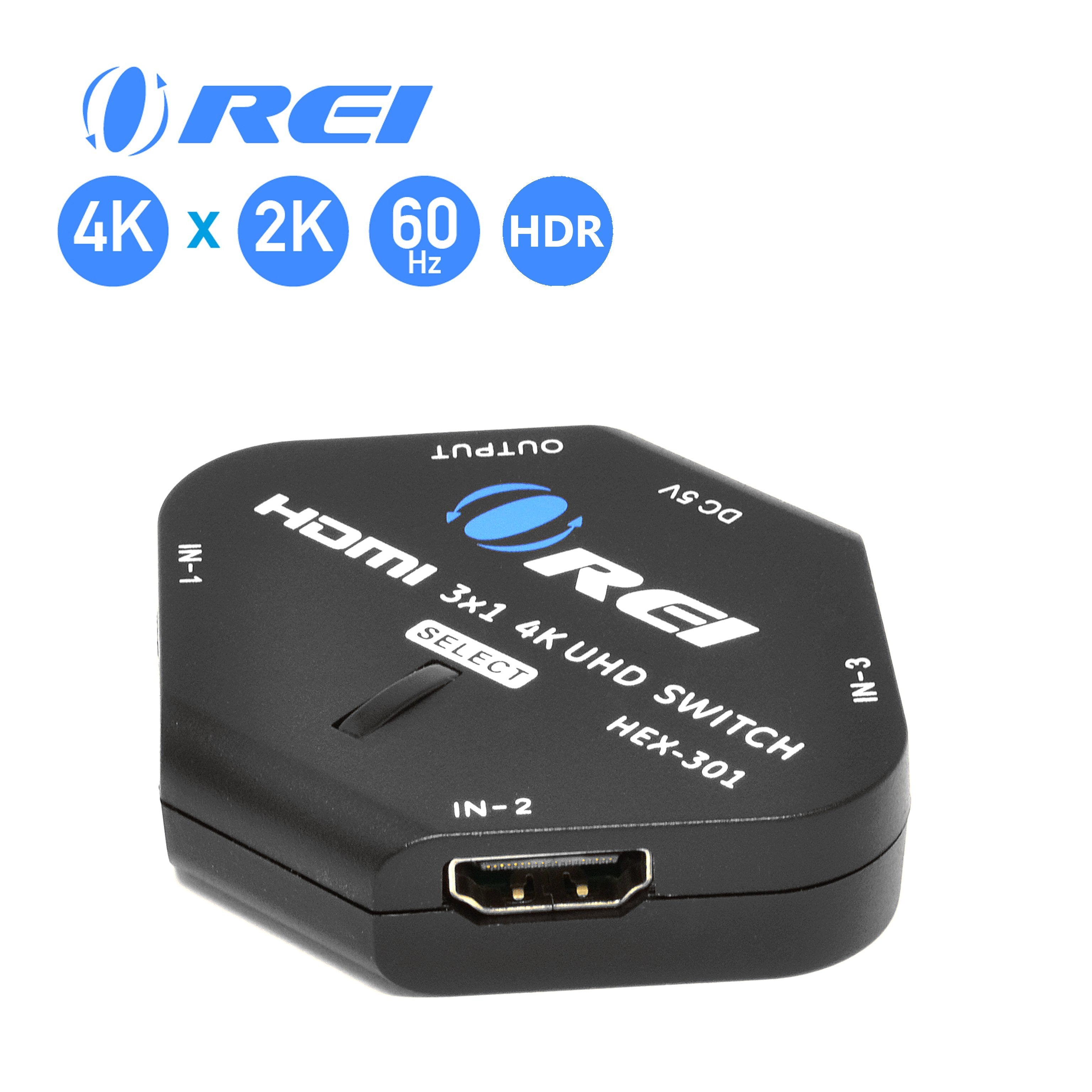 Orei 3x1 4K HDMI Switcher - The Ultimate HDMI Switch for All Your Devices