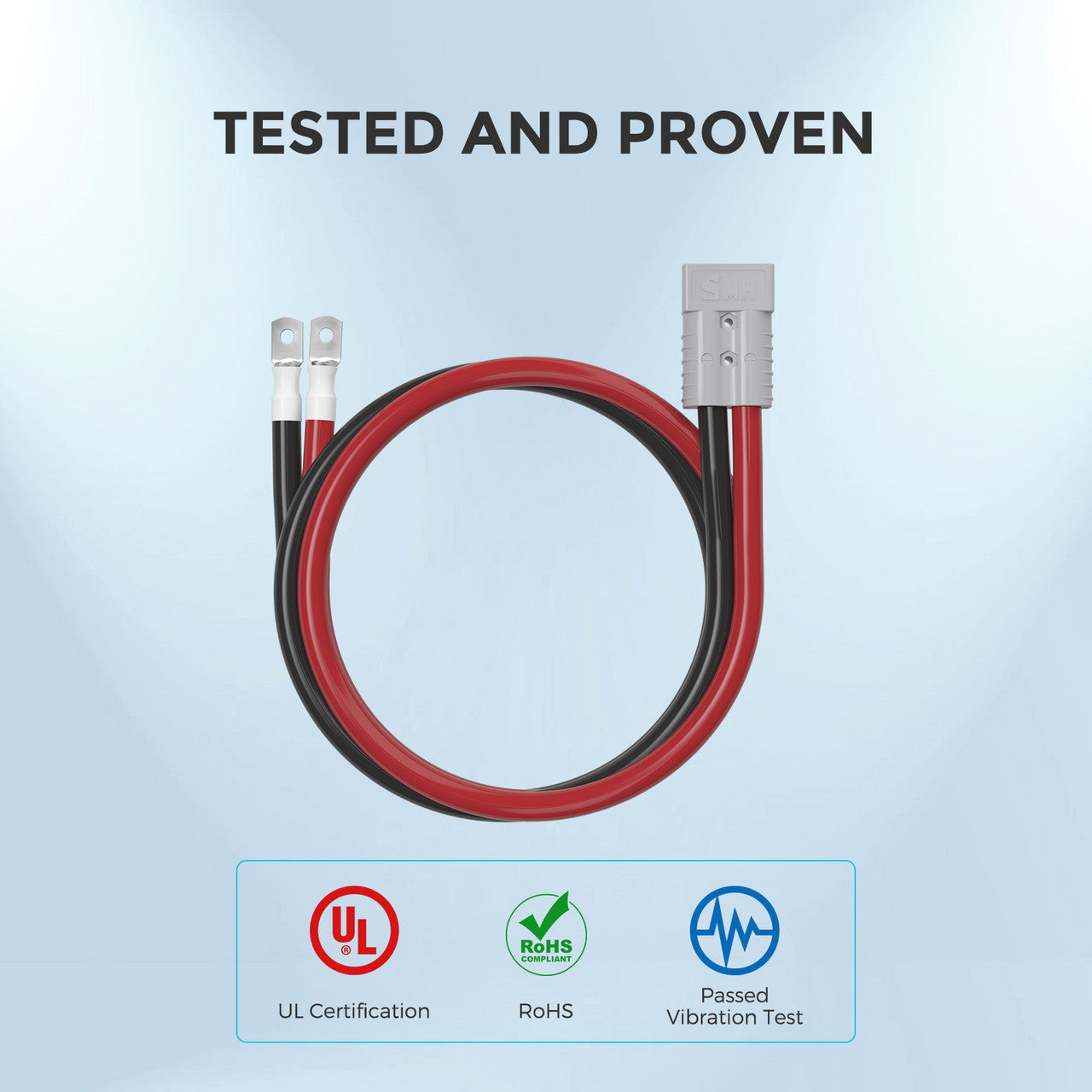 Renogy 5FT High-Performance Anderson Adapter Cable for Seamless Power Integration