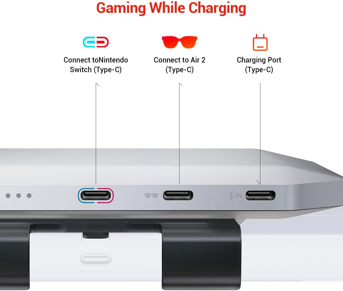 JoyDock: The Ultimate Switch & Glasses Connectivity Companion with Battery