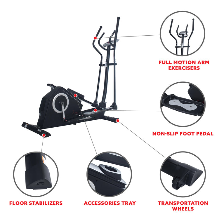 Sunny Health & Fitness SF-E3890: Your Ultimate Home Cardio Elliptical Trainer