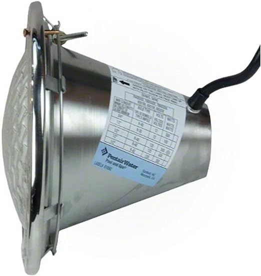 Pentair Amerlite Inground Pool Light with Stainless Steel Facering and 50' Cord - Dive into Brilliance!
