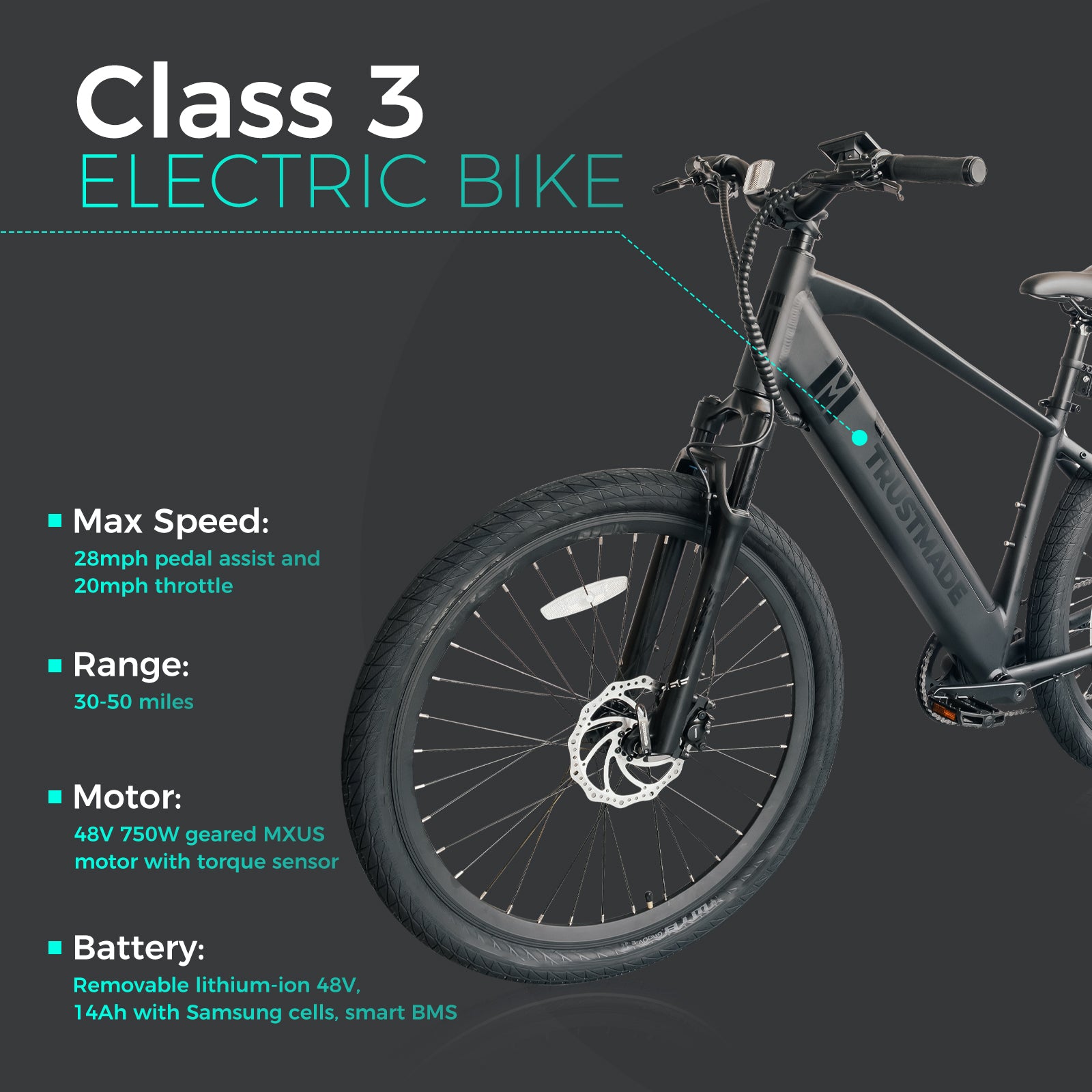 Trustmade Panther-X Electric Bike: Your Ultimate Hill-Climbing Companion