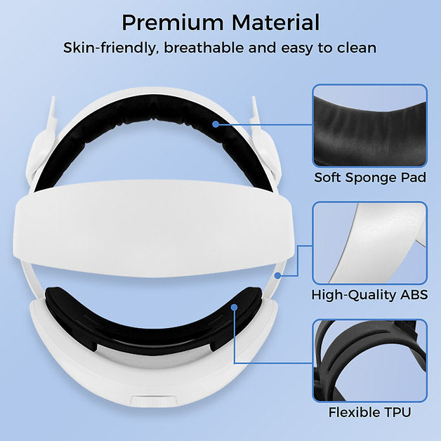 Sungale Oculus Quest 2 Elite Strap Replacement with Adjustable Comfort