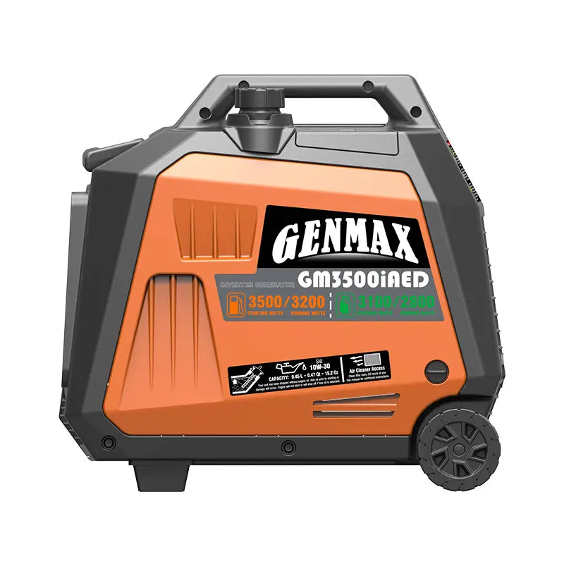 Genmax GM3500iAED Super Quiet Dual Fuel Portable Inverter Generator with Parallel Capability