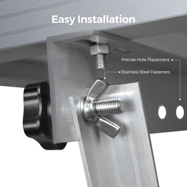 Renogy Adjustable Solar Panel Tilt Mount Brackets - Unlock Your Solar Potential