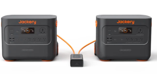 Jackery Explorer 2000 Plus Double Kit - Your Ultimate Power Solution (4kWh: 2 x Jackery E2000 Plus + 1 Jackery Connect)