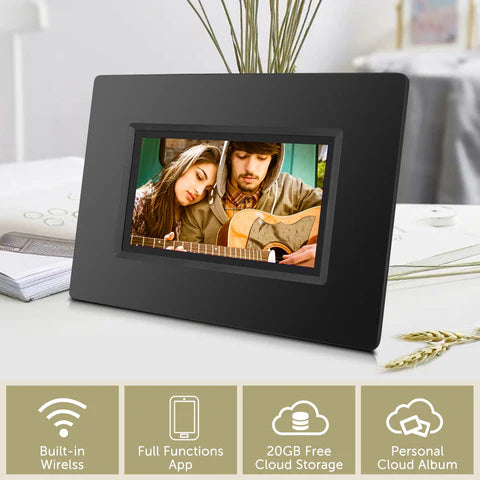 Sungale Alpha Digital 7 Cloud Frame - Share & Display Your Precious Memories