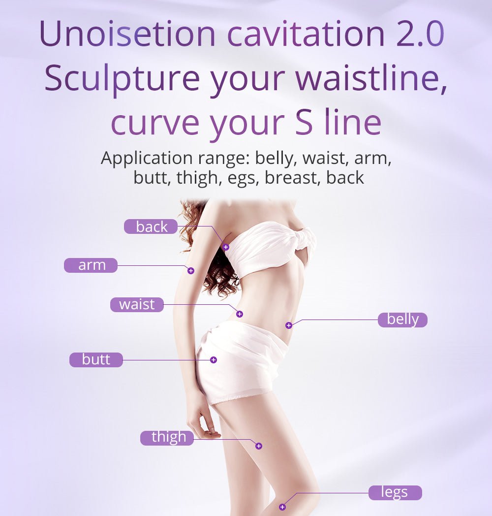 9-in-1 Body Shaping Wonder: Lipo, Microcurrent, Photon & Ultrasonic Cavitation