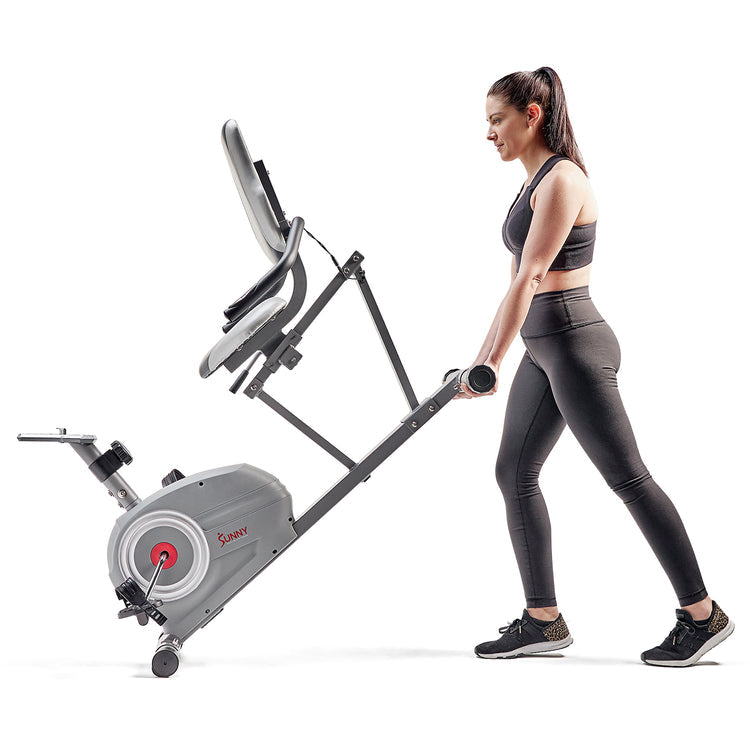 Sunny Health & Fitness Smart Recumbent Bike - Your Home Gym Essential