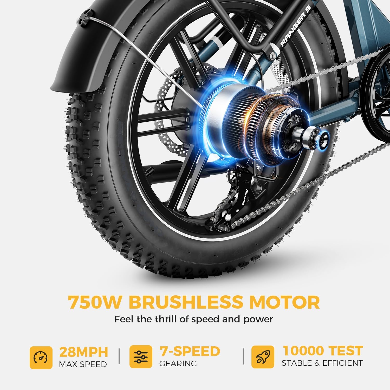 Heybike Ranger S 750W Electric Bike - Your Adventure Companion