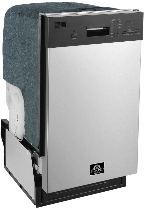 FORNO 18-inch Polo Stainless Steel Dishwasher - Your Kitchen's Ultimate Cleaning Companion