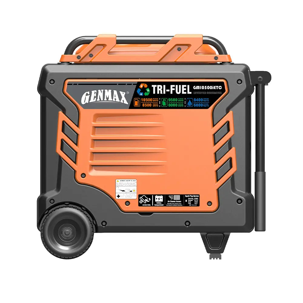 Genmax GM10500iETC Tri-Fuel Inverter Generator - Your All-Powerful Solution for Any Situation
