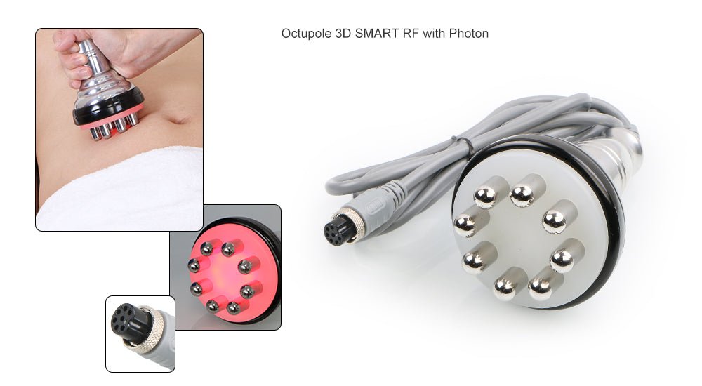 8-in-1 Shape Tactics: Cavitation, Vacuum, RF, Hot, Cold, Hammer, Bio Lift