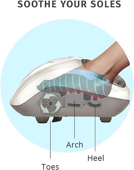 Indulge in Luxury: Homedics Shiatsu Air 2.0 Foot Massager with Heat