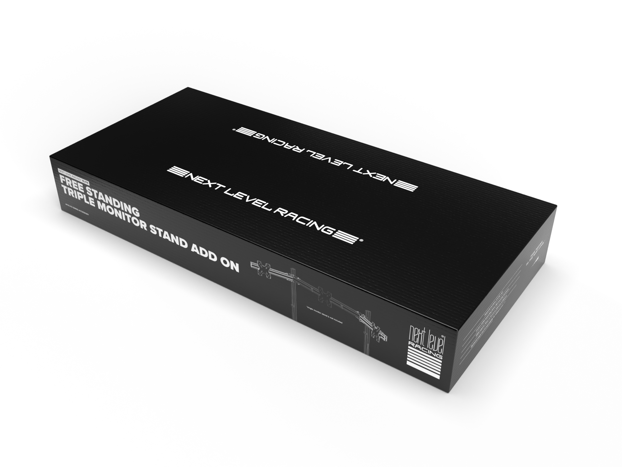 Next Level Racing NLR-E006 Elite Triple Monitor Stand Add-On - Carbon Grey