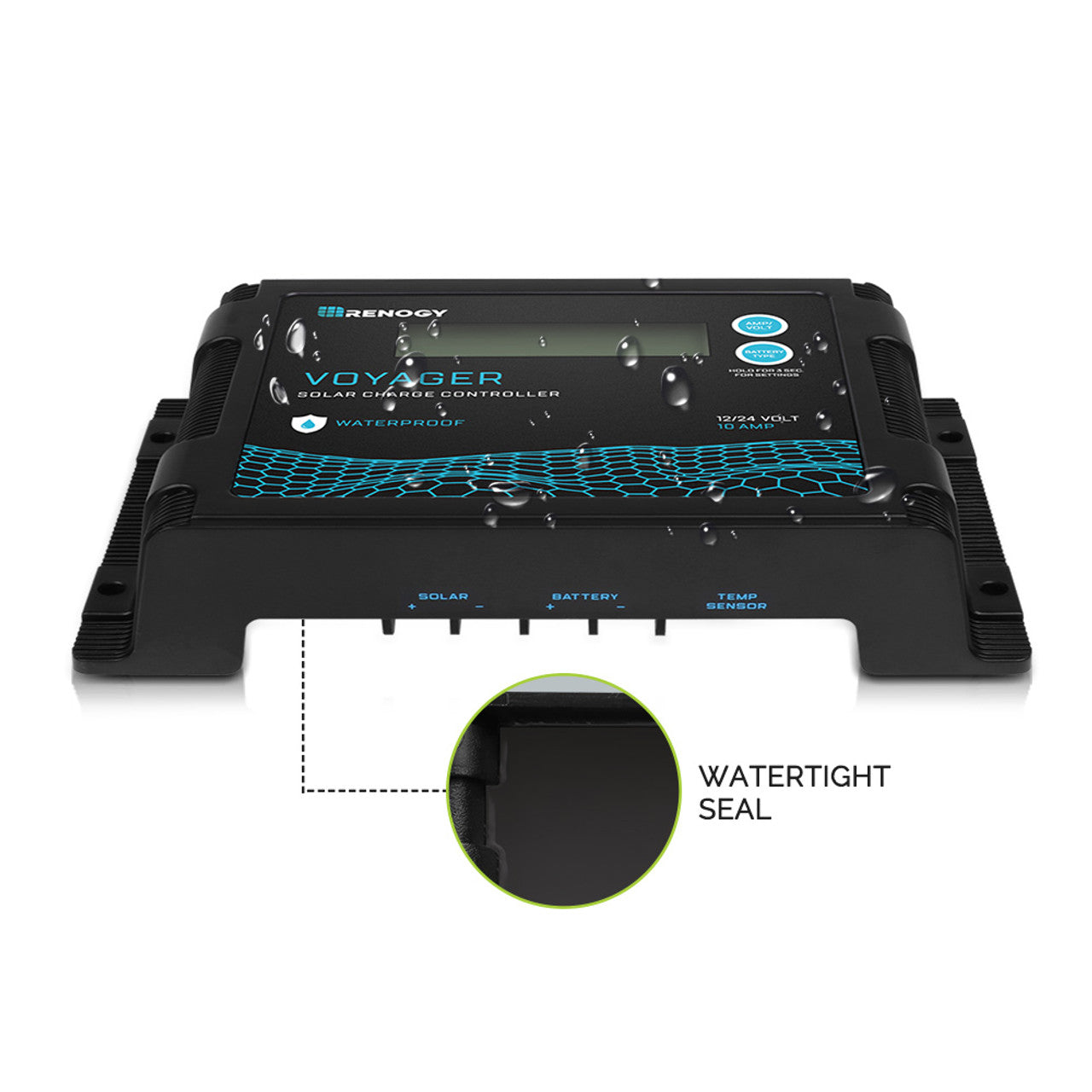 Renogy Voyager 10A PWM Waterproof Solar Charge Controller - Your Solar Energy Companion