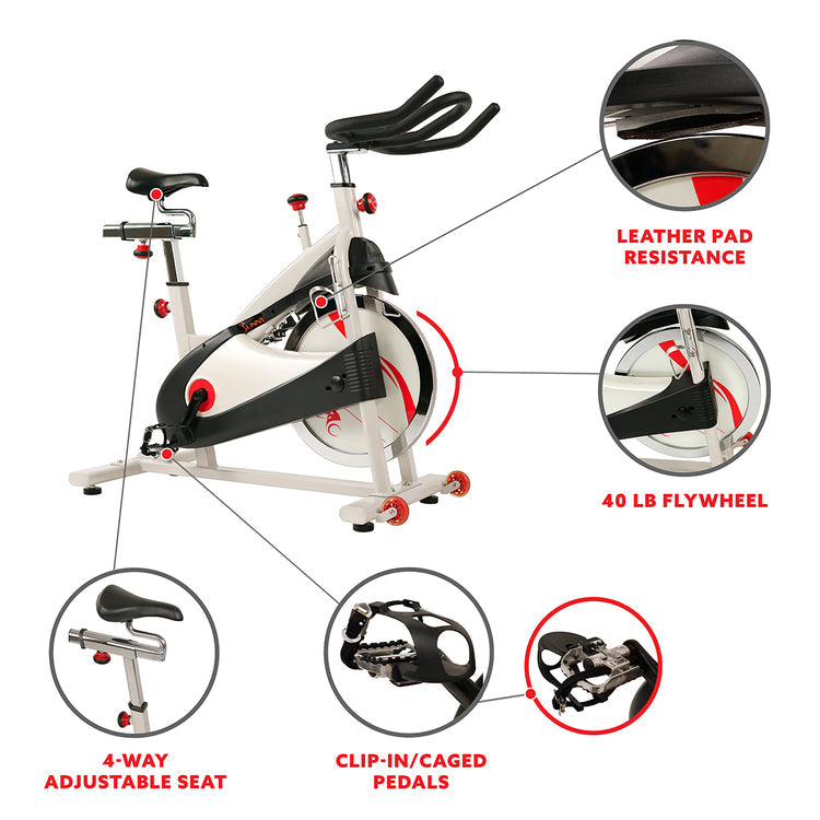 Sunny Health & Fitness Premium Indoor Cycle Bike - SF-B1509