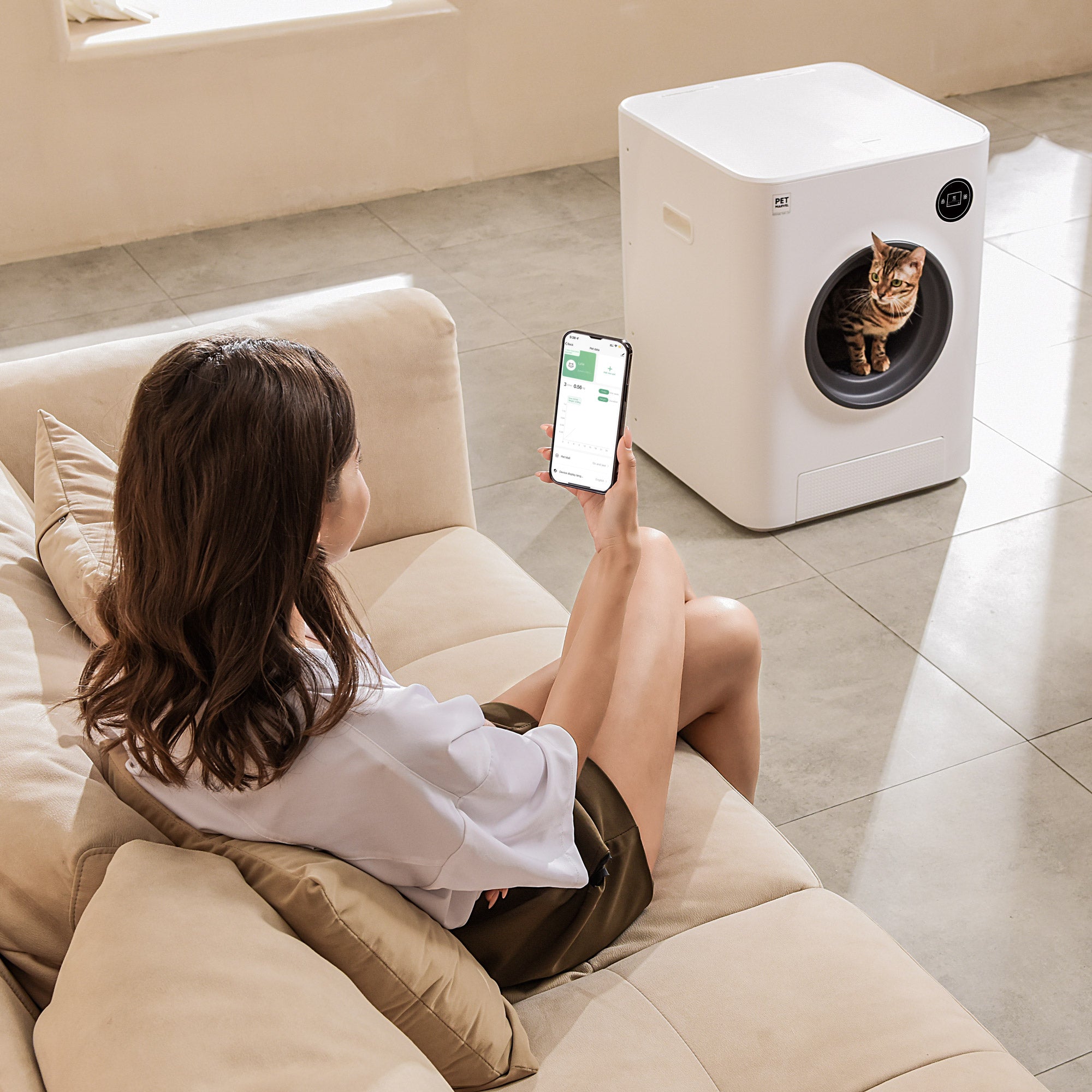 PET MARVEL Magic Cube - The Ultimate Smart Cat Toilet
