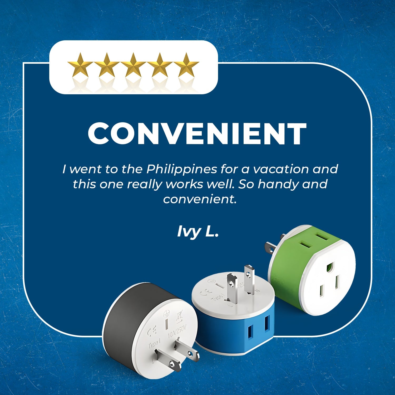 Universal Travel Adapter for Japan & Philippines - Compact 2-in-1 Type A (US-6)