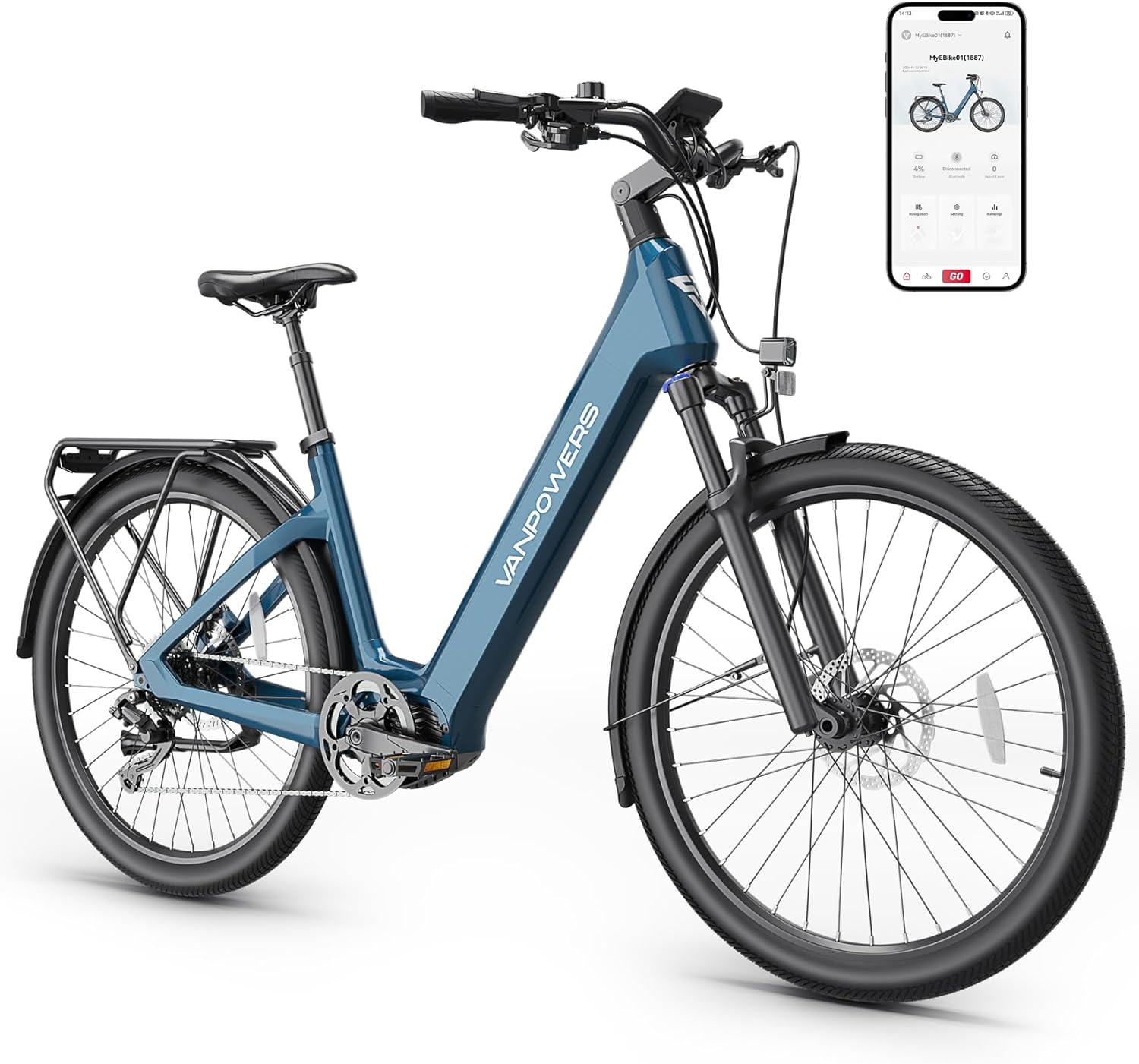 Vanpowers UrbanGlide Ultra Electric Bike - Your Stylish and Efficient Urban Commute Partner