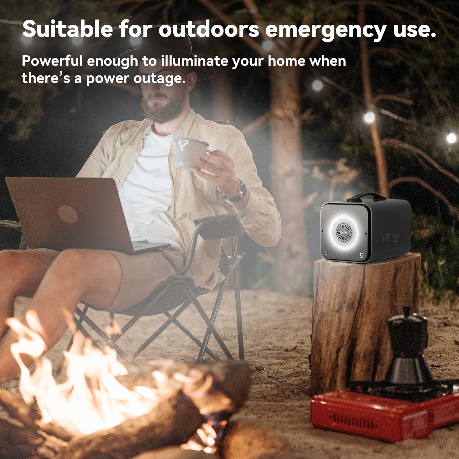 Gofort 2000W Peak Portable Power Station - Your Ultimate Outdoor & Home Backup Power Solution