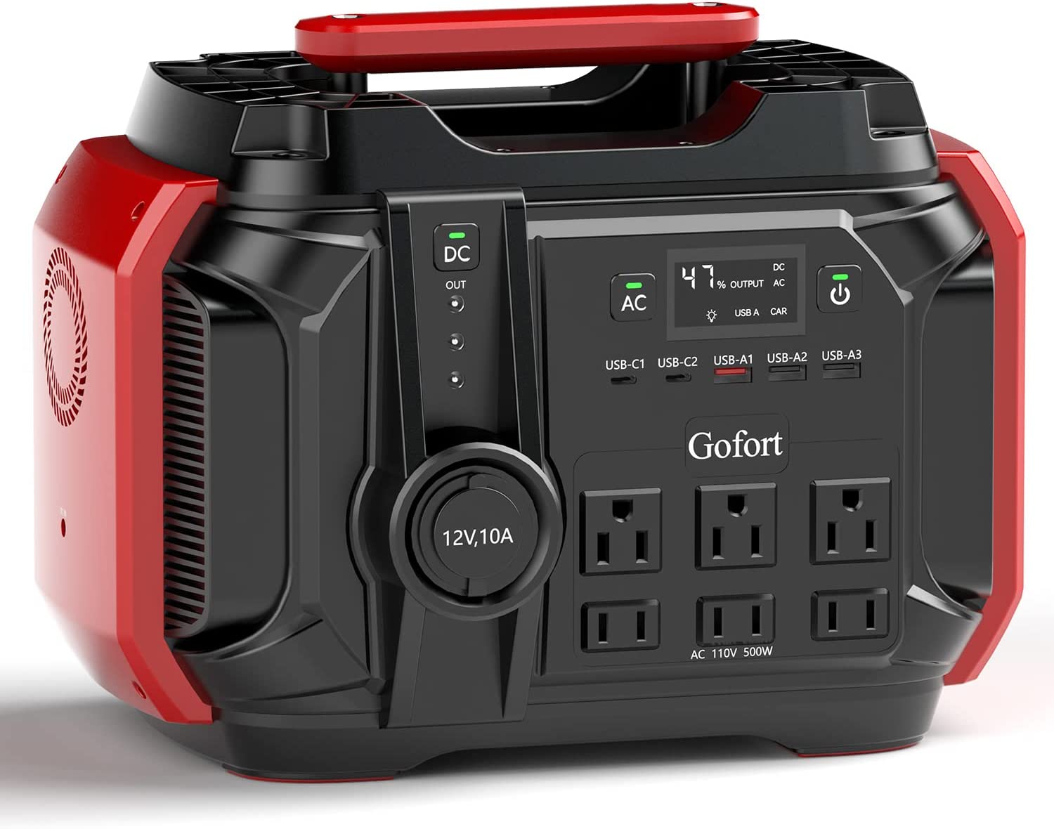 Gofort 500W Portable Powerhouse - Your Ultimate Backup for Home & Outdoor Adventures