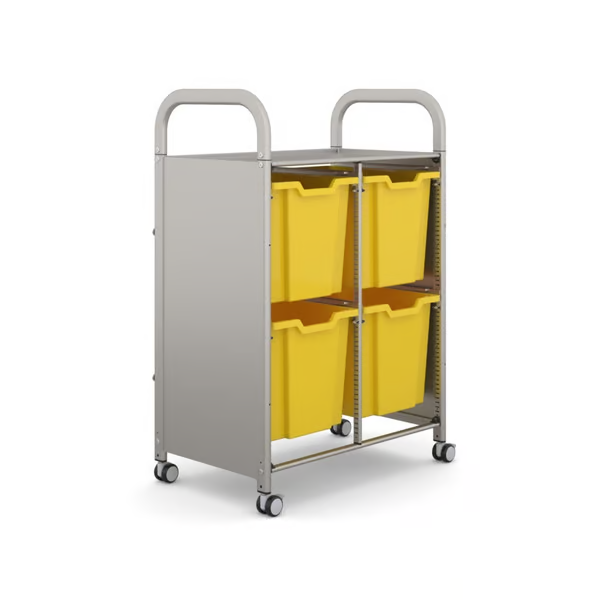 Gratnells Callero Double Metal Cart - The Ultimate Learning & Office Organization Solution