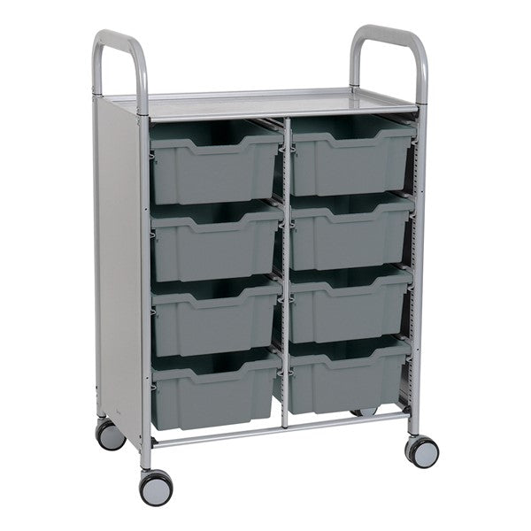 Gratnells Callero Double Metal School Supply Organizer Cart