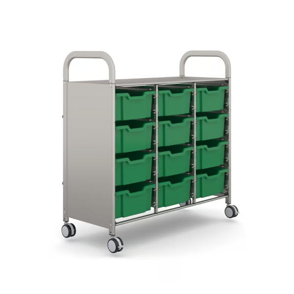 Gratnells Callero Plus Treble Cart - The Ultimate Classroom Storage Solution