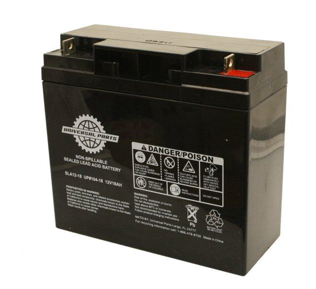 Powerful Universal 12V 18AH Battery - Keep Your Vehicle Running Strong!