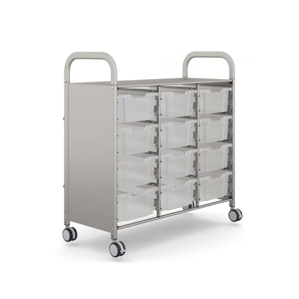 Gratnells Callero Plus Treble Cart - The Ultimate Classroom Storage Solution