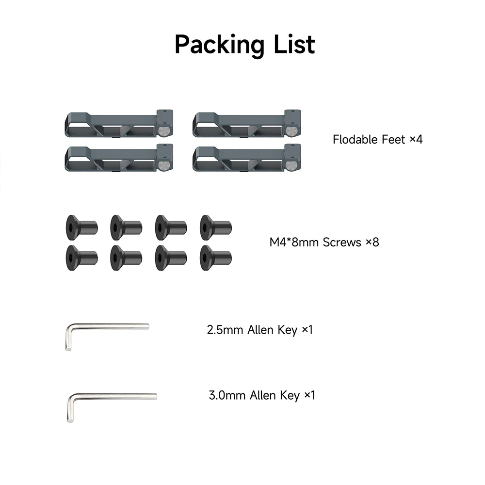 Ortur LM3 Series Foldable Feet - Enhance Your Laser Cutter Experience