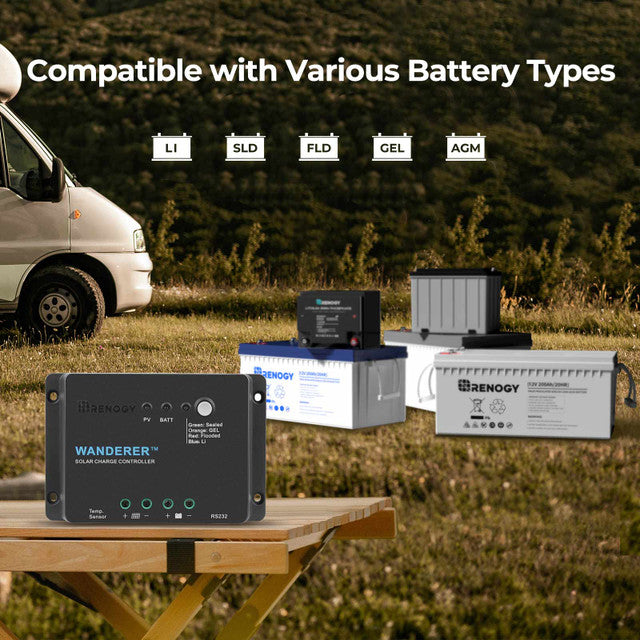 Renogy Wanderer 30 Amp Solar Charge Controller - Your Off-Grid Power Solution