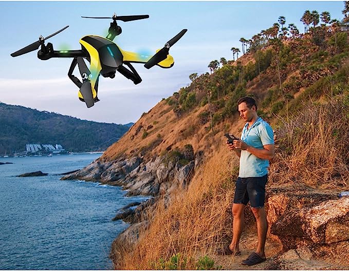 Vivitar Skytracker Pro GPS Wi-Fi Camera Drone - Soar High and Capture Stunning Aerial Shots!