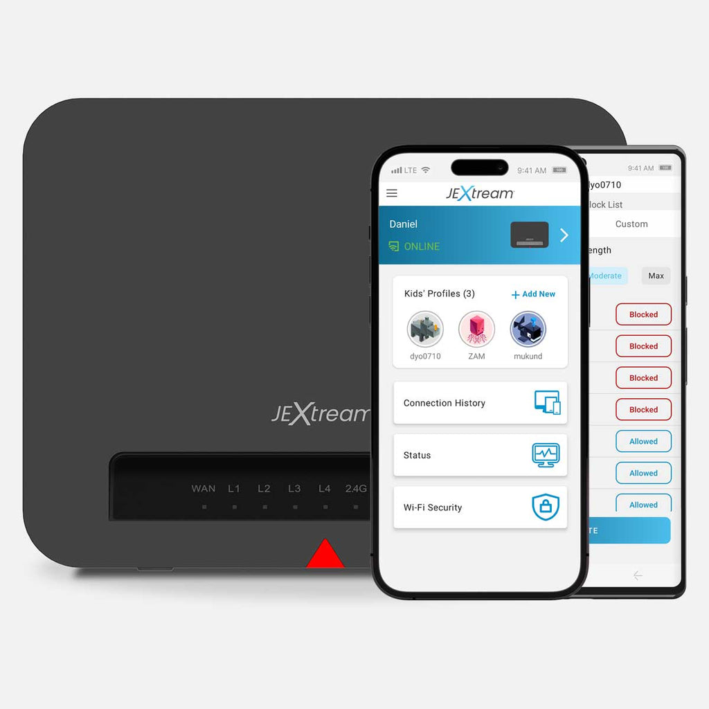 JEXtream FX20 Wi-Fi 6 Parental Control Router with App - Your Ultimate Home Networking Solution